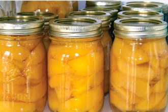 Canning Peaches